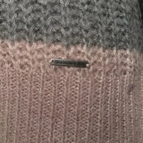 Colorful Striped Abercrombie & Fitch Rib  Knit Sweater - Picture 5 of 9